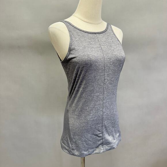 Lululemon Open Back Tank in Gray size 6 high neck yoga workout - Picture 5 of 15